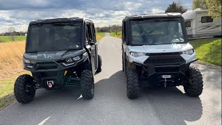 Polaris ranger owner test out a Can-am defender…..