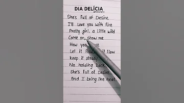 DIA DELÍCIA NAKAMA Mc Staff Lyrics English Translation TikTok Trend 