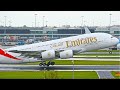 Planespotting in wet conditions at schiphol  25 mins of pure aviation  30 landings and takeoffs