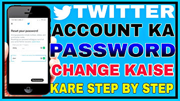 Twitter Account Ka Password Change Kaise Kare | Twitter Ka Password Kaise Change Kare