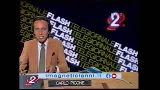 1984 Rai Rete2 Tg2 Flash Del 5 Maggio Conduzione Carlo Picone