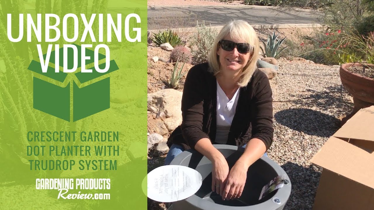 Trudrop Self Watering Planter From Crescent Garden Unboxing