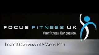 Level 3 Overview of 8 Week Plan