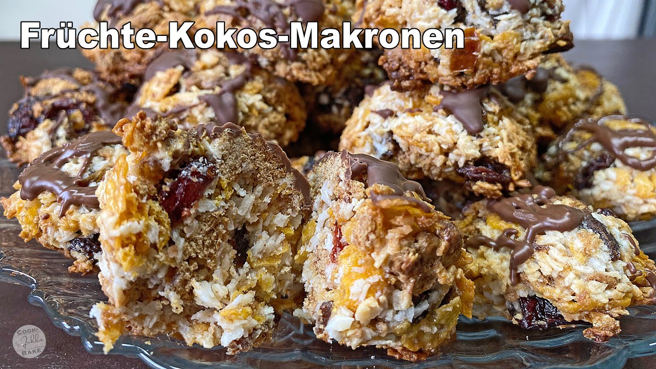 Milchmädchen Früchte Kokos Makronen - schnell selbst gemacht - YouTube