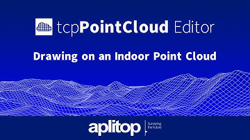 tcp PointCloud Editor | Drawing on an Indoor Point Cloud