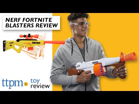 Nerf Fortnite BASR-R Unboxing and Review: Rare Nerf Bolt Action Sniper  Rifle Goodness. And Bushes. 