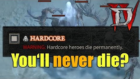 Hardcore is actually the Biggest Joke in Diablo 4 right now