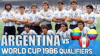 ARGENTINA 🇦🇷 World Cup 1986 Qualification All Matches Highlights | Road to Mexico