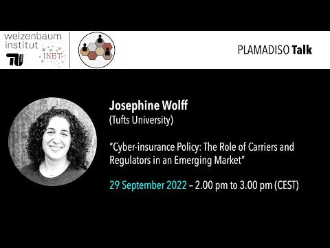 “#Cyber-insurance #Policy: The Role of Carriers & Regulators in an Emerging Market”, Josephine Wolff
