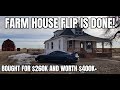 Farm House Flip With Fantastic Red Barn After the Remodel Bought 7/2/2019