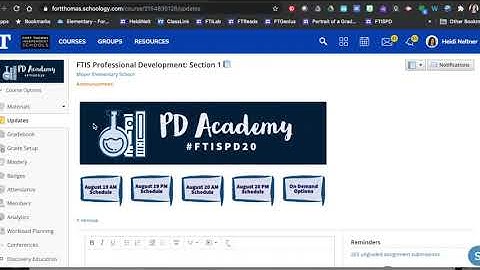 Schoology: Student Completion & Student View