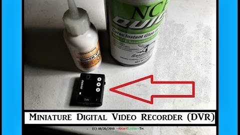 Tiny Digital Video Recorder (DVR) for FPV Pilots
