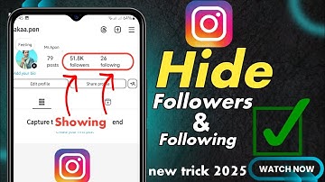 How To Hide Your Following & Followers List On Instagram