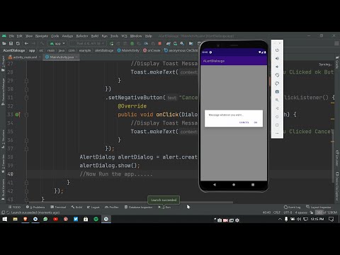How to Create Alert Dialog in Android Studio.