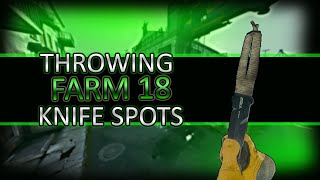 Farm 18 Throwing Knife Bankshot Spot Tutorial | Modern Warfare II