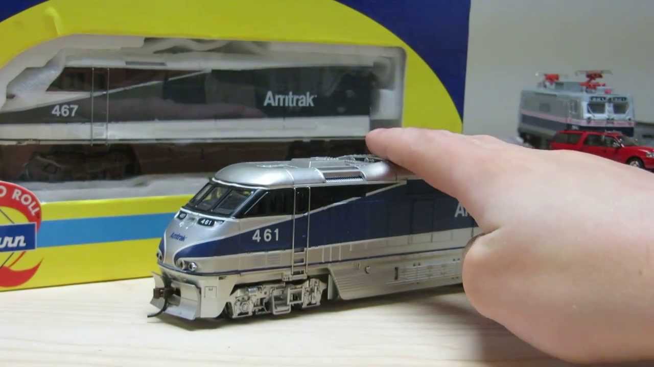 Product Review - Athearn HO Scale F59PHI - Amtrak Numbers 