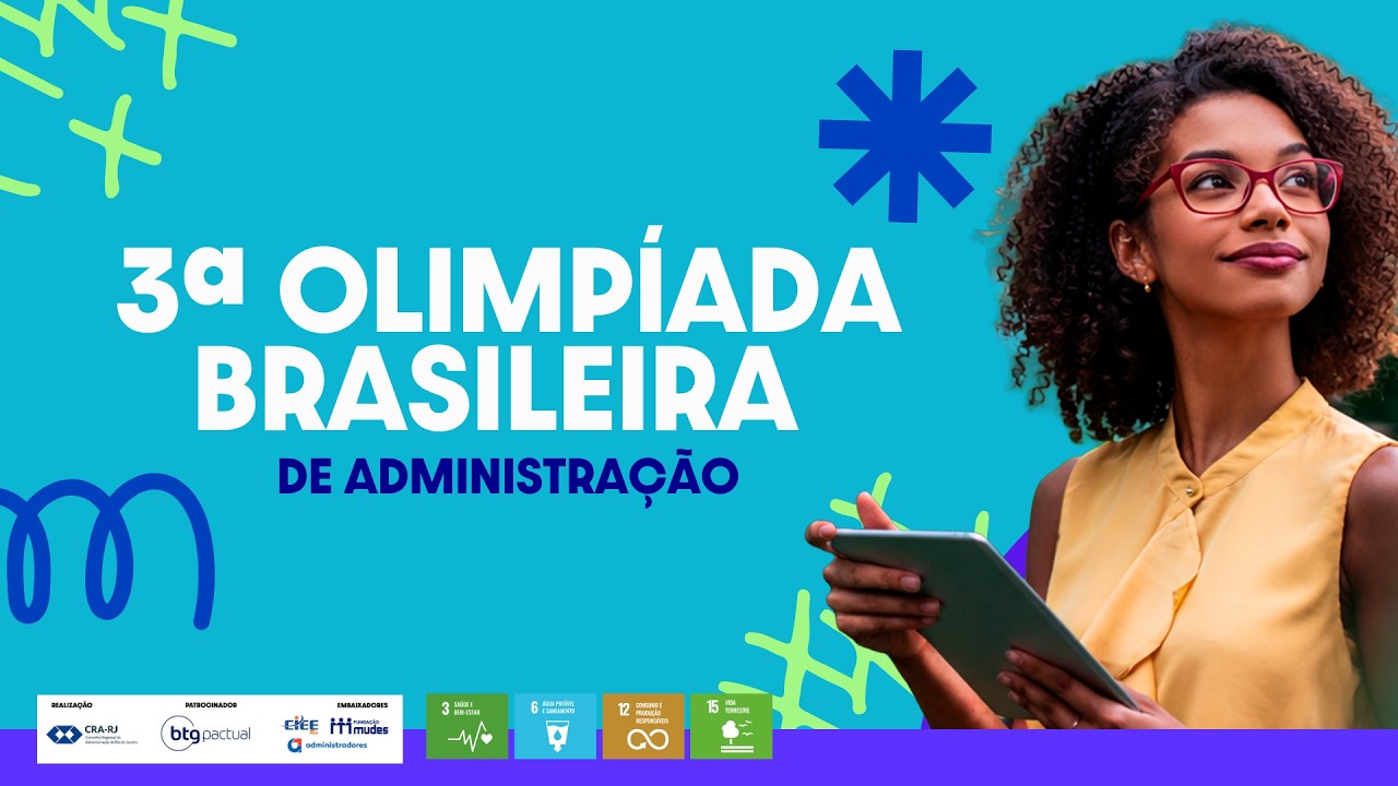 Inscrições abertas! Olimpíada Brasileira de Administração - 100% gratuita