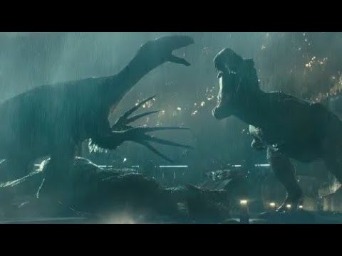 T-rex vs Giganotosaurus|Jurassic World Dominion Final Battle[Extended cut]4K