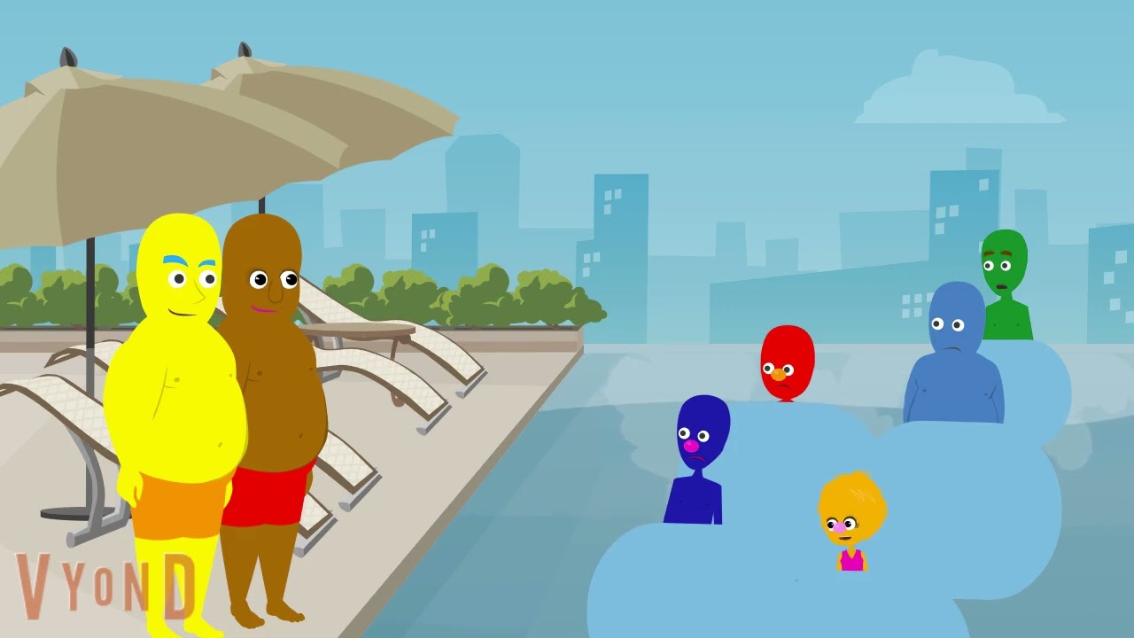 Oscar Goes to the Pool While Grounded A Vyond Video