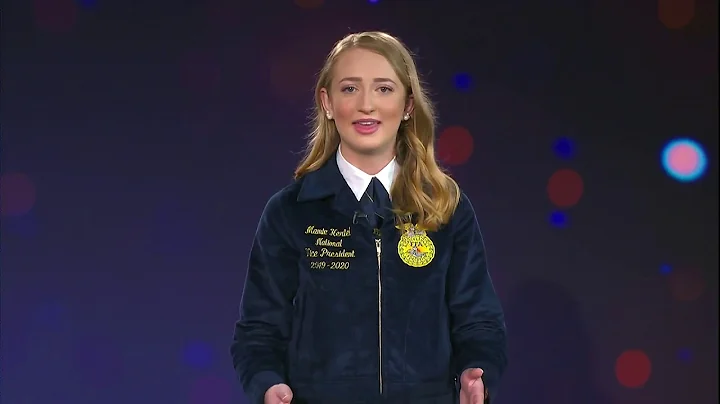 Mamie Hertel Retiring Address | 2020 National FFA Convention & Expo