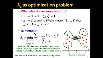 Week 10: Community Detection - Part 7: Eigenvalue of Laplacian as Approximation of Optimal Cut