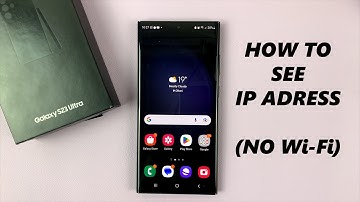 How To See IP Address Without Wifi On Samsung Galaxy Phones (Galaxy S23 Ultra)