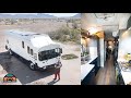 High Tech School Bus Conversion - Nissan Leaf Powered Tiny House For Family Of 6