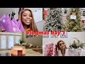 VLOGMAS DAY 1: PACKAGING ORDERS FOR MY BUSINESS + SNOW IN ATLANTA? CHRISTMAS DECOR SHOPPING ❤️