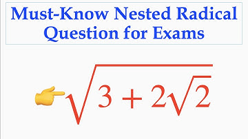 Simplifying Nested Expression👩🏻‍🎓💯✅#NestedRadicals #Surds #MathTricks