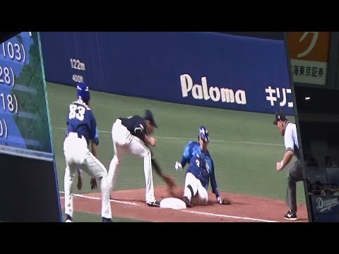 8/30 ８回高橋周平タイムリー＆与田監督リクエスト