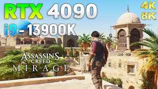 Assassins Creed Mirage on RTX 4090 24GB | 4K | 8K |