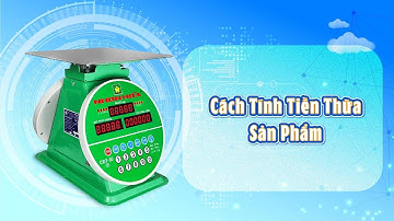 Cách tính tiền thừa sản phẩm  trên cân điện tử Nhơn Hòa 30kg (CĐT-30) | NHƠN HÒA OFFICIAL