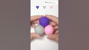 satisfying color mixing💖 클레이 색깔섞기 힐링영상💕guess the color #colors