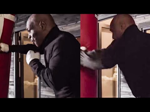 Mike Tyson on HEAVYBAG vs Jake Paul FIRST LOOK; RIPS LEGENDARY KO Combos at Age 57