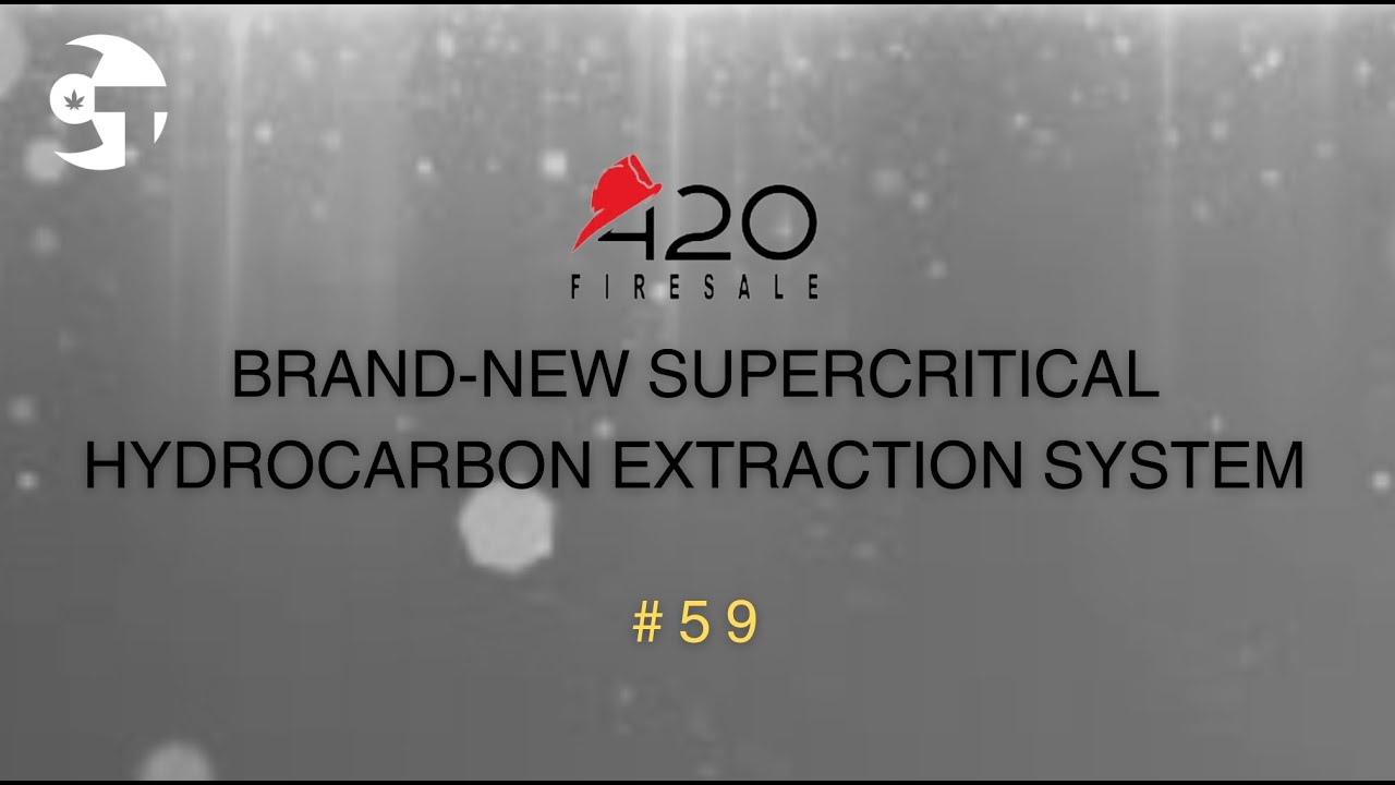 FIRESALE #59 is a Brand-New Supercritical Hydrocarbon Extraction System