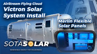 Airstream Globetrotter Victron Solar System Install  with Merlin Flexible Solar Panels