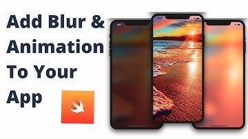 Add Blur Animation In Your App (Swift 5, Xcode 12, 2020) - iOS Development