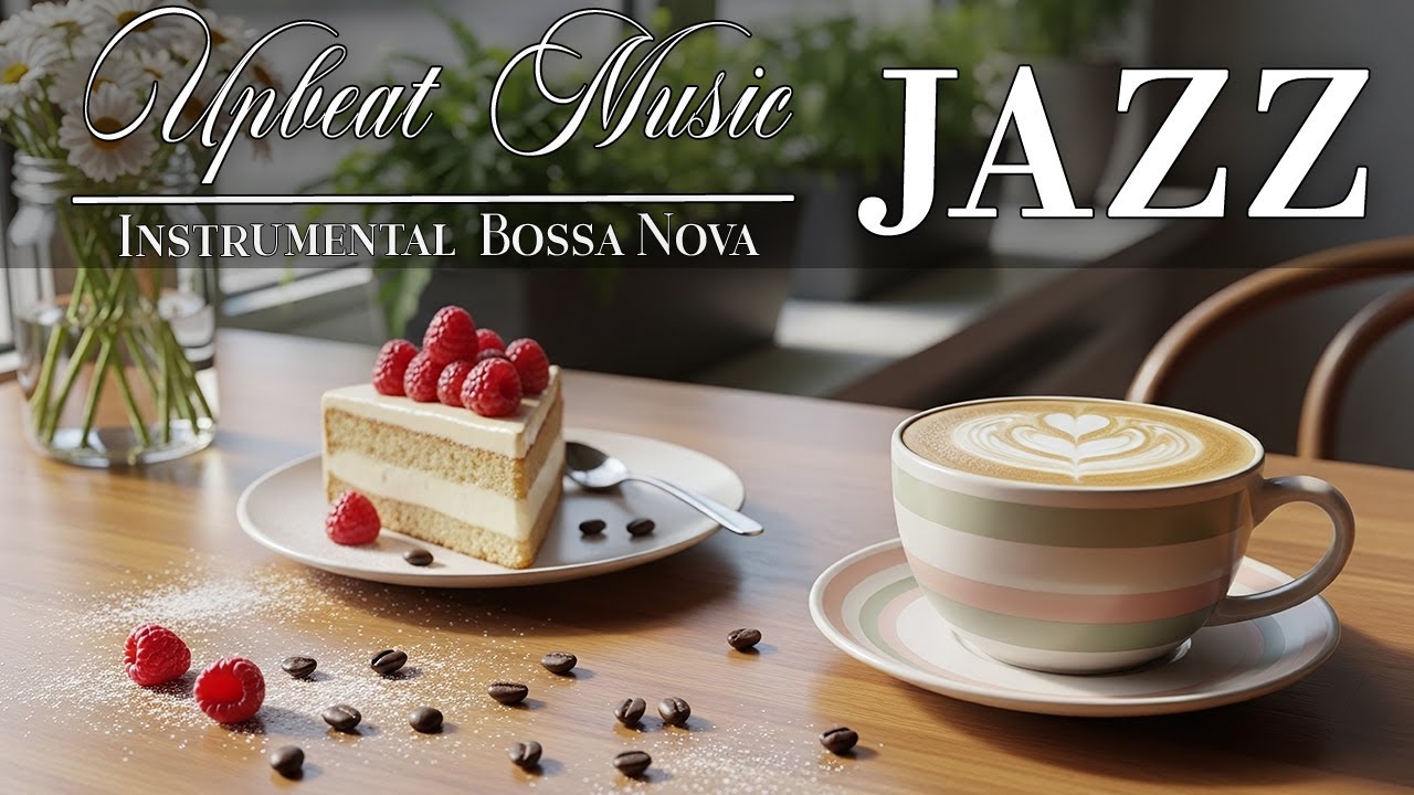 Upbeat Jazz Music ☕ Bossa Nova background for Happy Moods, Stress Relief & Holiday