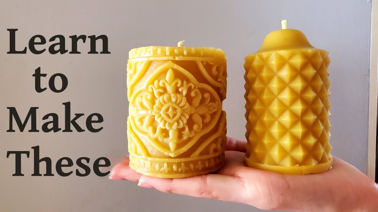 How to Make Pillar Candles at Home =) 