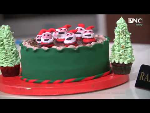 طريقة عمل كيكة الكريسماس المطعم مع الشيف محمد حامد