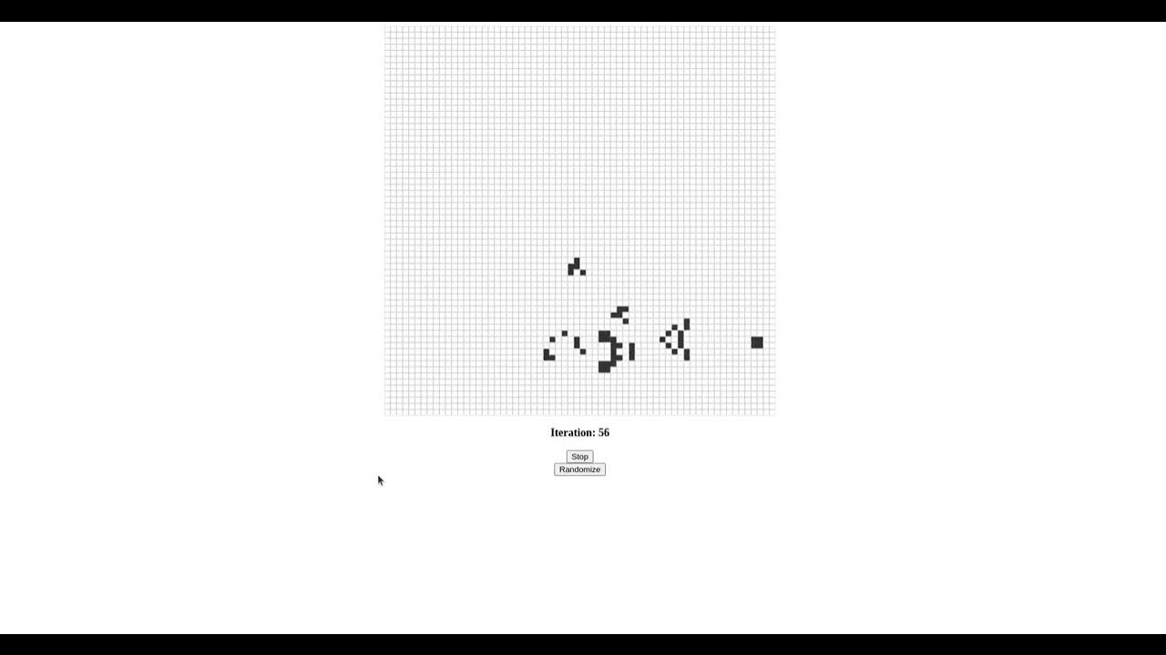 Conway's Game of Life glider gun YouTube