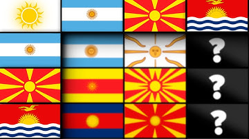 Flags With Sun in Style of Each Other | Fun With Flags