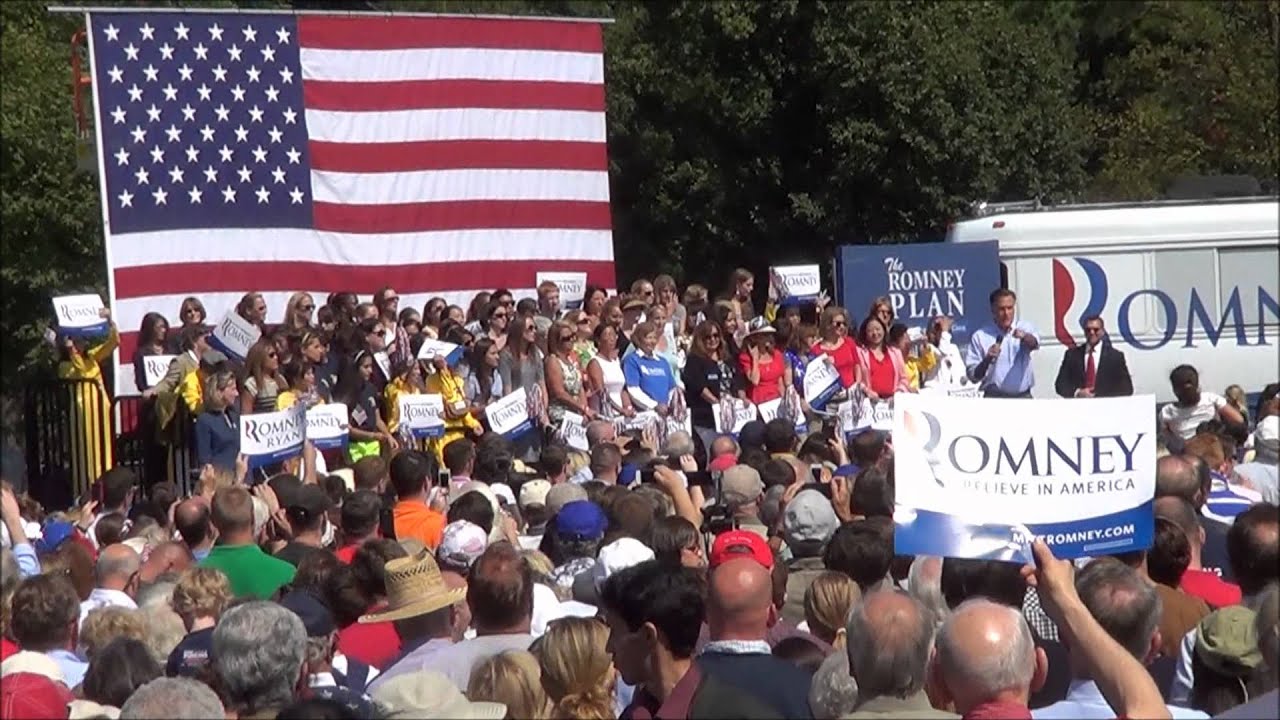 Romney Rally in Fairfax, VA - YouTube