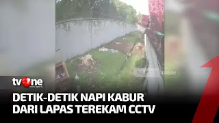 Tiga Napi Terekam CCTV saat Beraksi Kabur dari Lapas | Apa Kabar Indonesia Malam tvOne