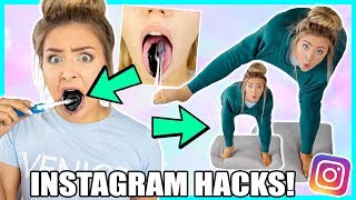 Testing Instagram Hacks and Clickbait ! Success Or Disaster ?! Trying Clickbait Hacks!