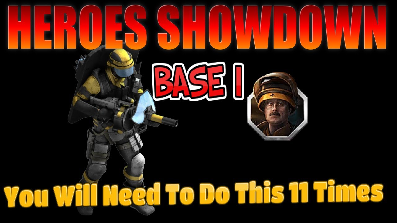 War Commander: Showdown Base I With Luke.