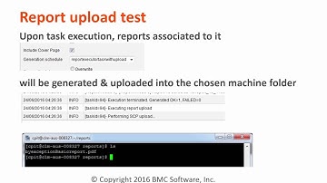 Setting up a Reporter Task to Upload Reports | TrueSight Capacity Optimization