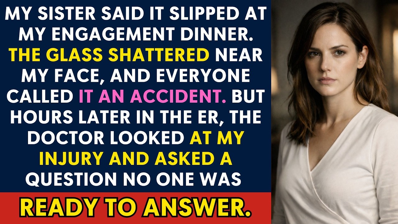 The Glass “Slipped” at My Engagement Dinner—The ER Doctor Didn’t Think So.