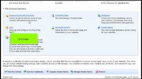How to view and manage a website