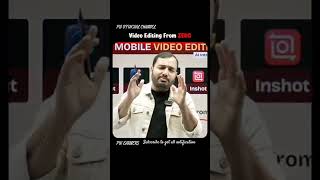 Video Editing From ZERO 🔥 Mobile Se Pro Editing Sikh Lo in 1 Video 😱 #shorts#videoediting#capcut#vne